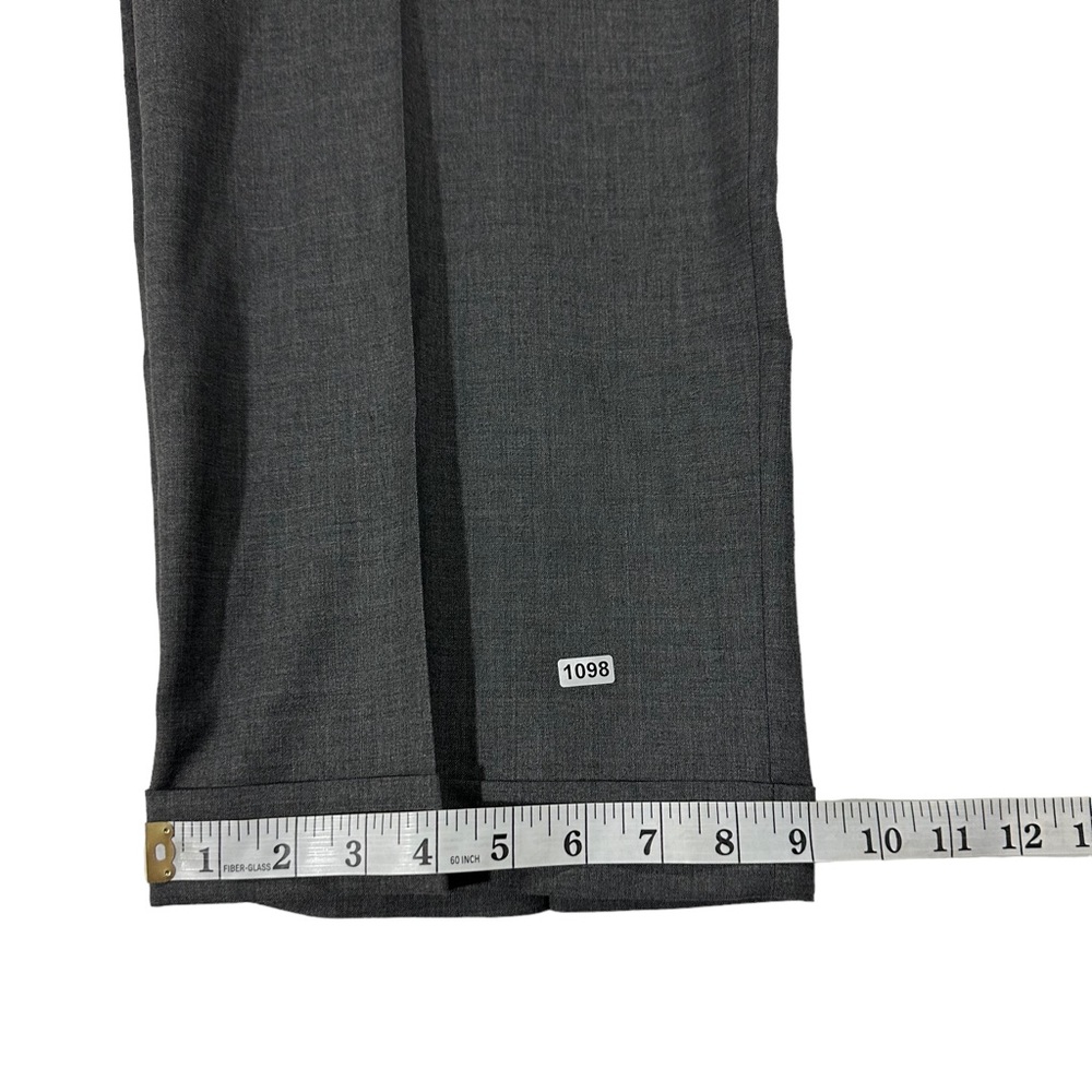 Ralph Lauren Total Comfort Grey 100% Wool Suit Pants Sz 40x32 Pleated Cuffed Hem - Picture 11 of 11